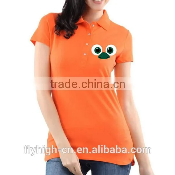 ladies polo shirt with callar, casual wear