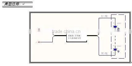LED Energy conservation constant current driver input 12/24V for 3x1W LED lamps