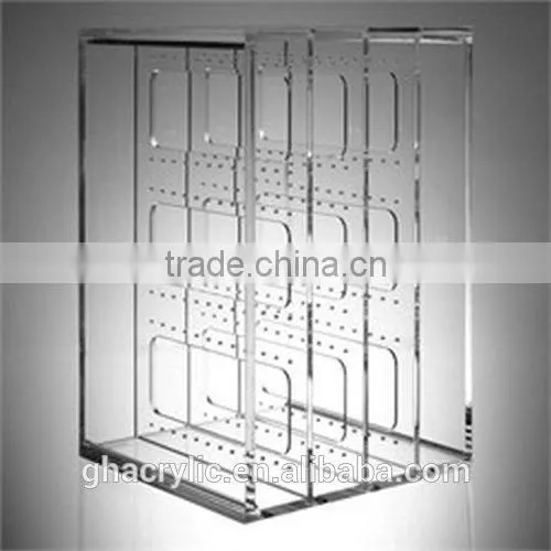 Newest design acrylic storage box with void,Magnetic acrylic storage box