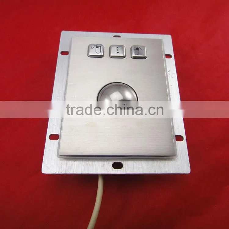 Wired ps2 or usb connect bottom price metal trackball mouse