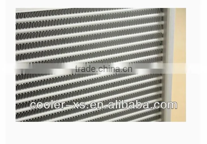 aluminum tube fin intercooler core for vehical ,racing sports car