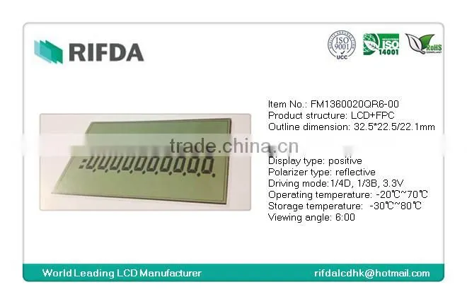 Film transparent flexible lcd display