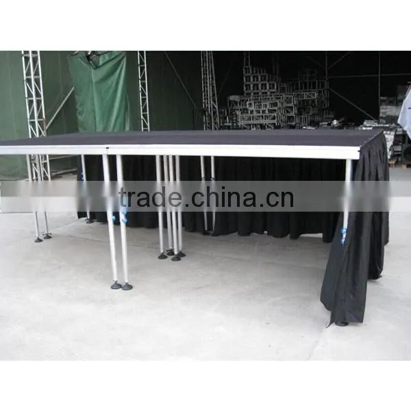 China factory manufacture aluminum portable stage, decent stage for show