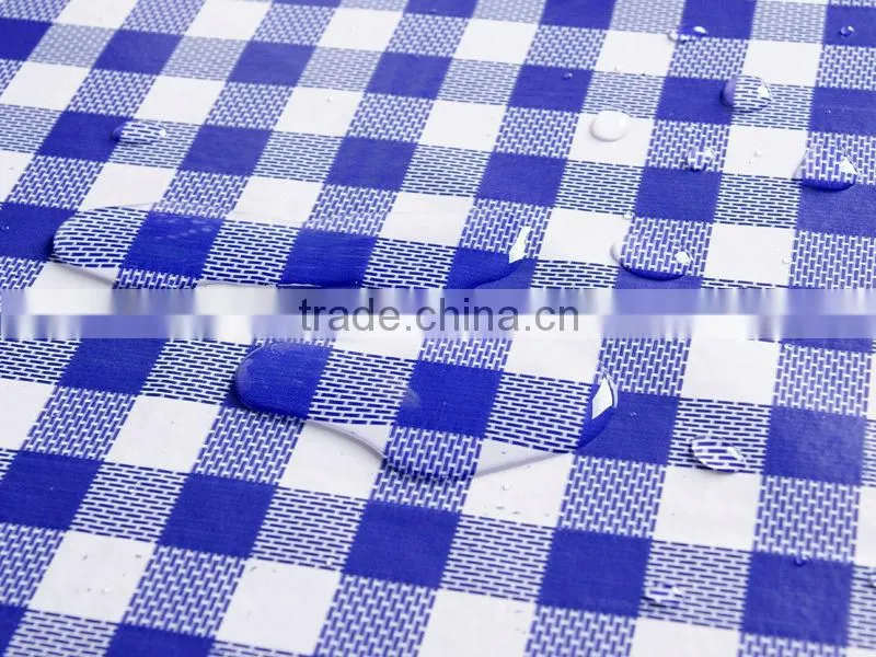Different backing flannel tablecloth/ PVC with non-woven tablecloth