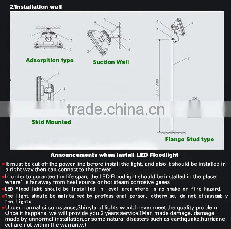 High power10w 20w 30w 50w flood light led,led flood light range