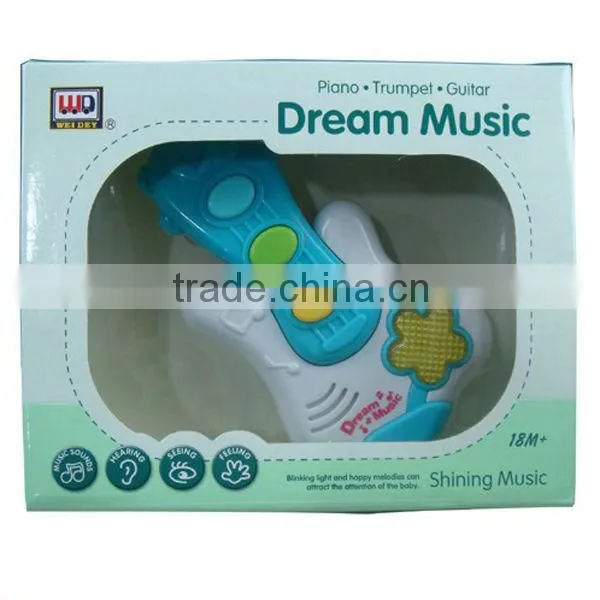 2013 New Design funny plastic cartoon guitar for kids