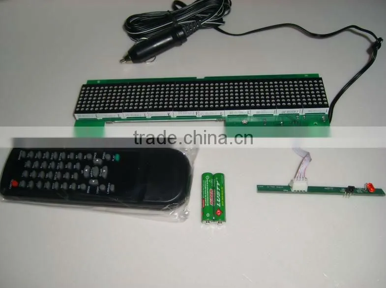 A750 remote led display,led car message sign board