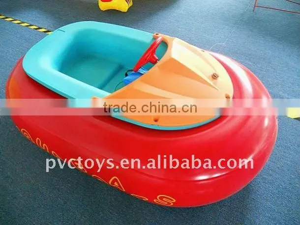 inflatable electric kiddie duck inflator bumper boat with timer and music player