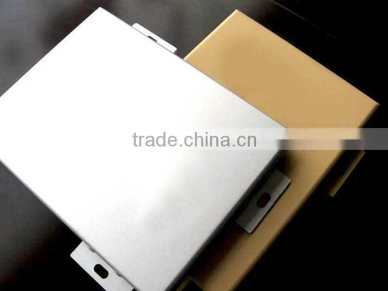 Exterior decorative color coated aluminum wall panels
