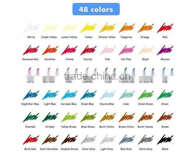 48-color Colored Pencils/ Drawing Pencils for Sketch/Secret Garden Coloring Book
