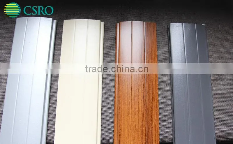 Hot sale pictures 77mm aluminum sliding rolling shutter for door