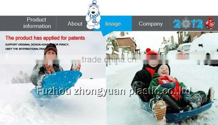 NEW Christmas Promotional gift Kids Winter toys Plastic Snow Boat ZY-70903
