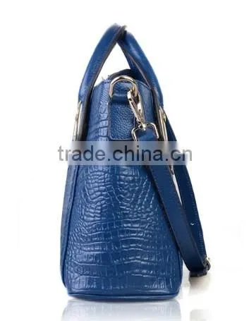 navy blue designer handbag cheap crocodile handbag factory in china