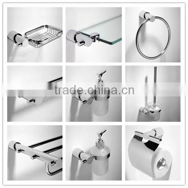 bathroom accessory stainless steel zinc OEM factory chrome finished