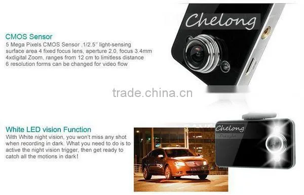 140 degree 1080p view motion detection blackbox