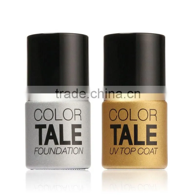 Acrylic one step gel thermal oil based top coat nail polish private label