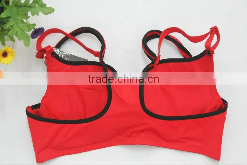 Latest Design Sexy Lady Front Closure Fashion Sports Bra