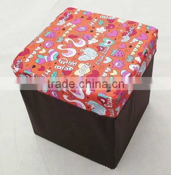 Smart Foldable Child Storage Box Stool