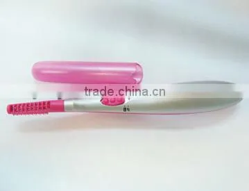 professional plastic heated mini electric eyelash curler
