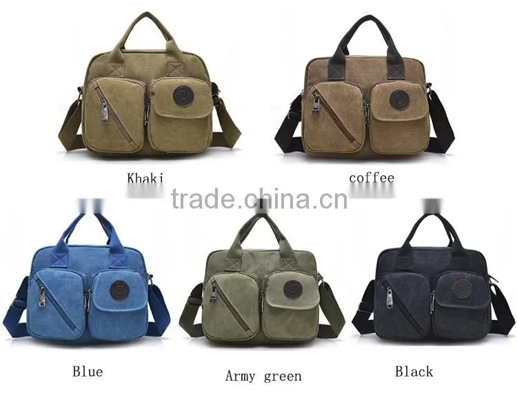 hot sale canvas shoulder bags for men handbag