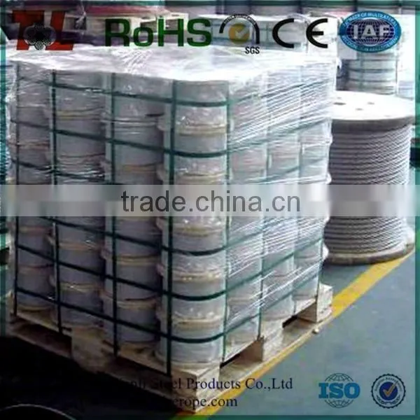Manufacture for 7X7 PVC Covered Steel Wire Rope/ Steel Cable
