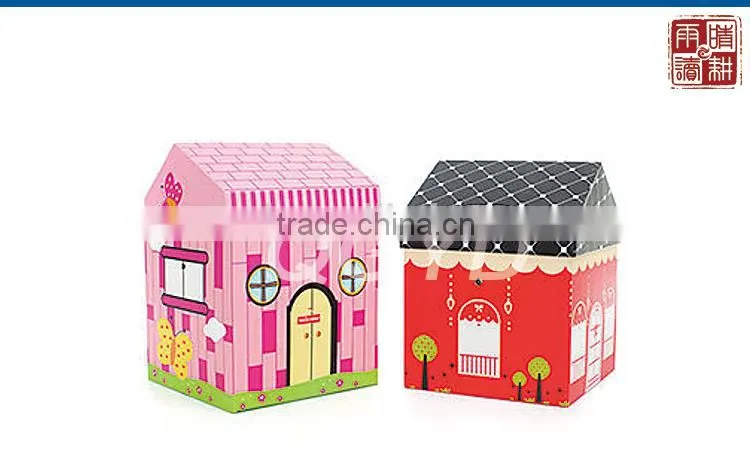 manufacturer custom logo house shape gift box