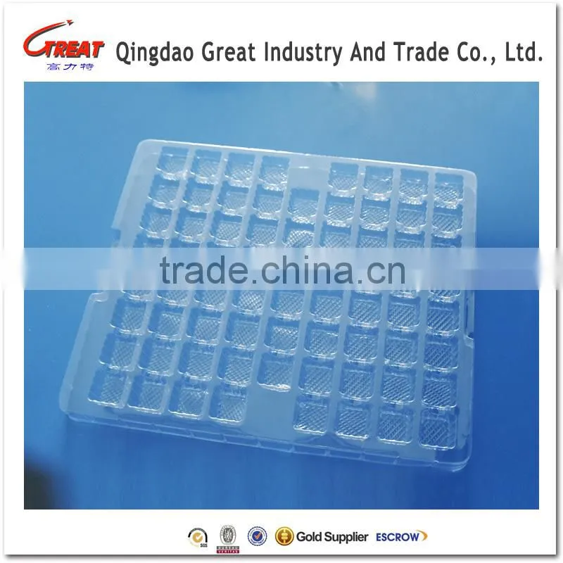 Plastic Transparent Inner Chocolate Food Tray