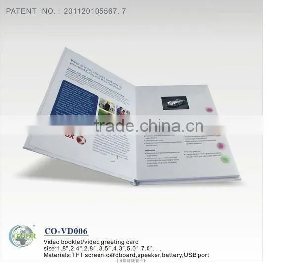 custom LCD video greeting card with USB,Video message card,invitation lcd video greeting card,Video Ad cardvideo player
