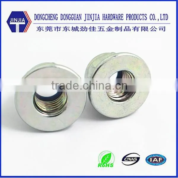 dongguan steel zinc flange hex nut