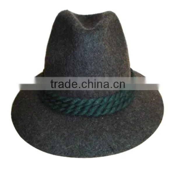 Wide Brim Wool Felt Fedora Hats