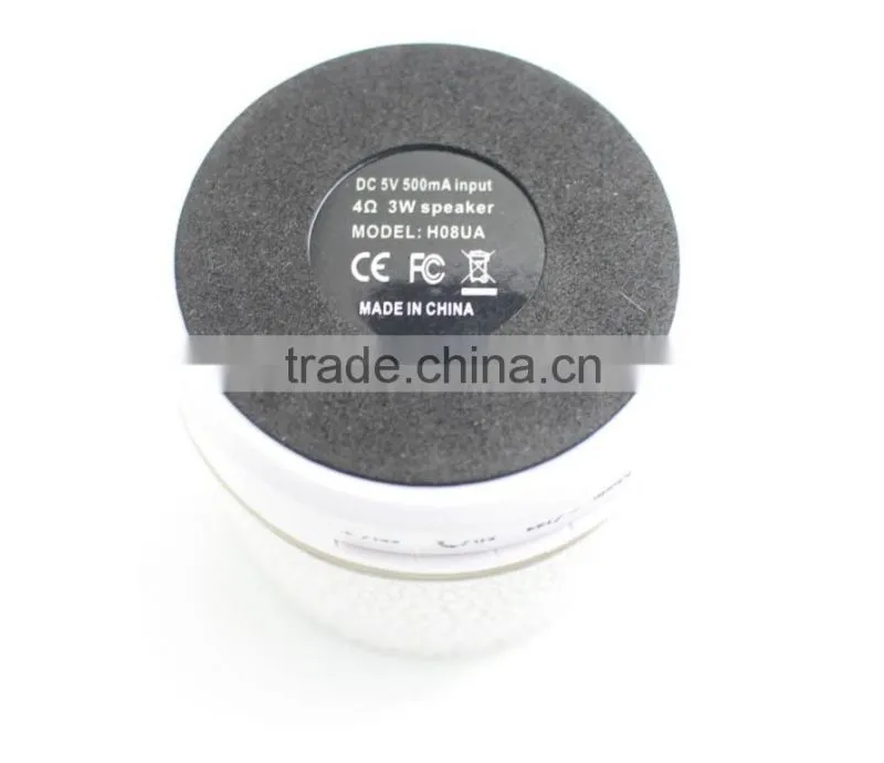 OEM Portable Mini Speaker With Usb Charger ,Bluetooth Speaker With LED Light