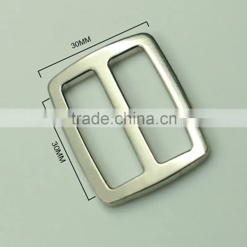Eco-friendly nickel free fashion belt buckle curved buckle sliders