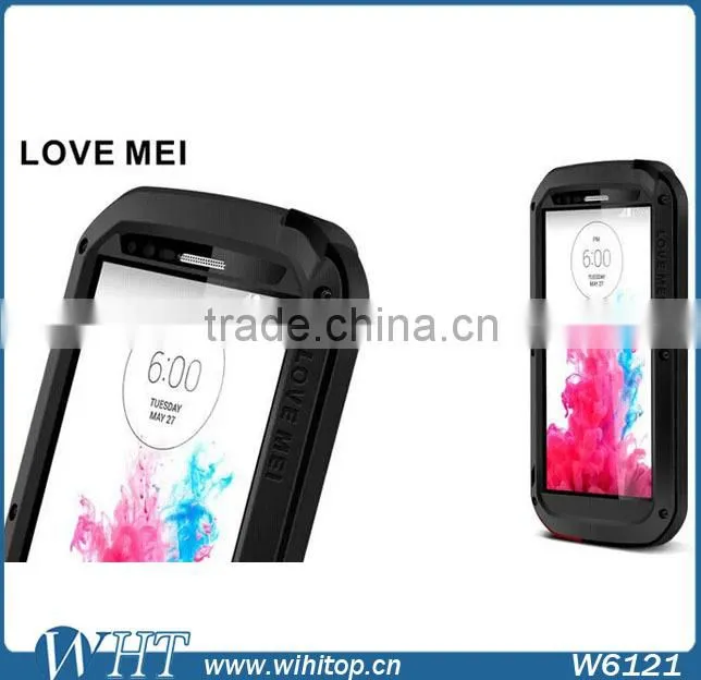 LOVE MEI Waterproof Case for LG G3 Vertical Version, for LG G3 Hybrid Case