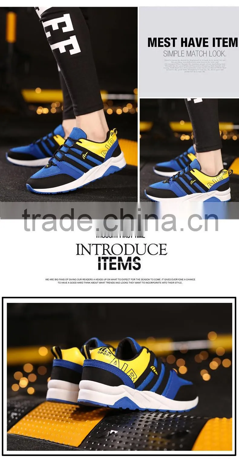Wholesale in China #39-#44 Mesh Fabric sports running shoes for men