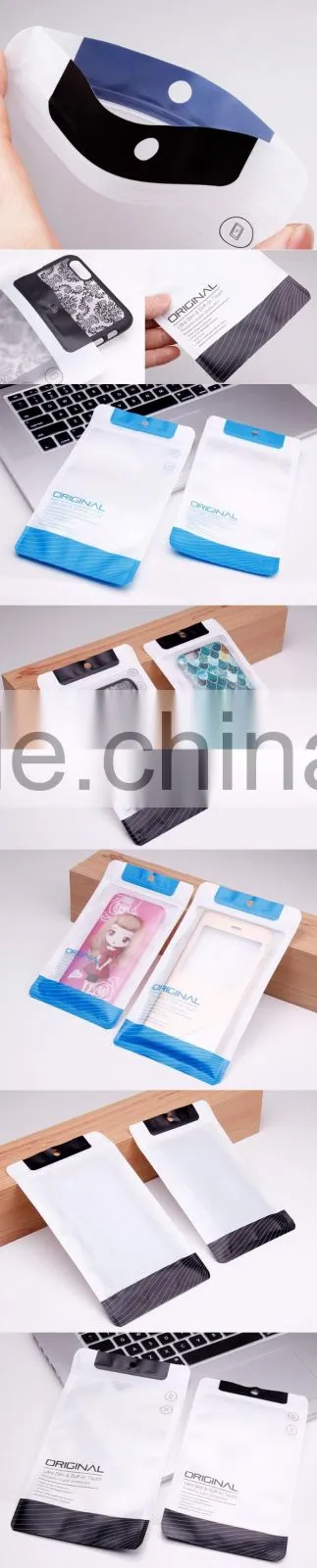 Transparent Opp bags with adhesive Strip transparent pvc bag
