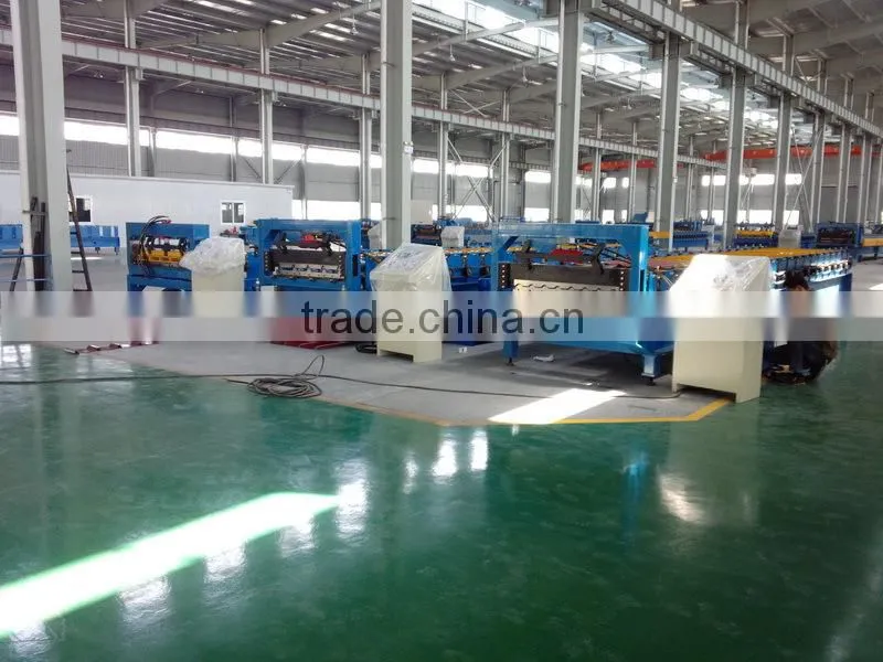 PPGI Roof and step tile making machine