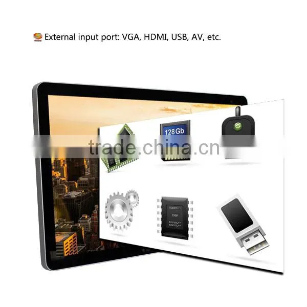 19 inch SH1903AD Network Android System HD wall mounted advertising display player android tablet