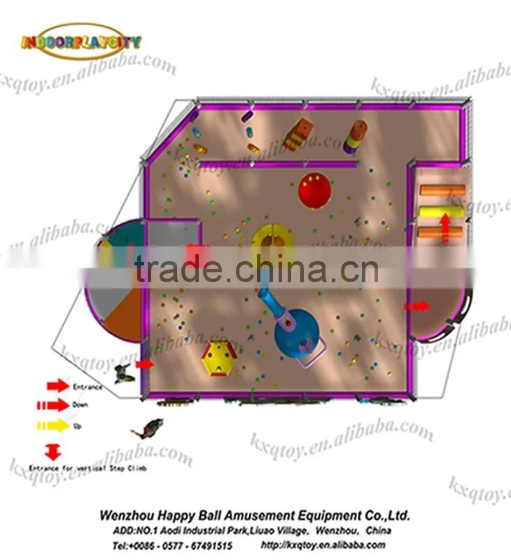 Safe and funny soft ballistic playground ,kids'indoor commercial naughty castle on sale!