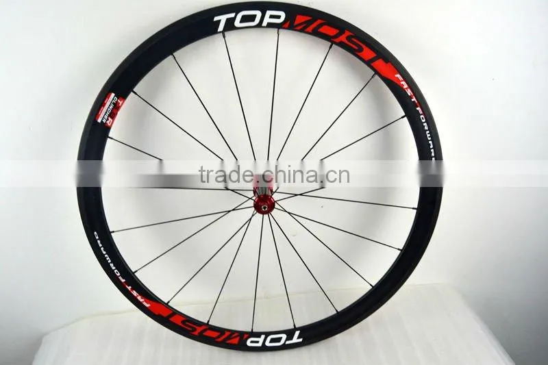 super light 38mm clincher carbon fiber bike wheels set