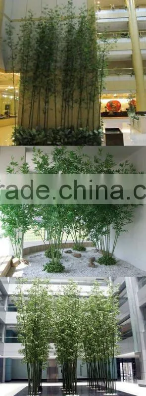Artificial Silk Bamboo plant in plastic pot