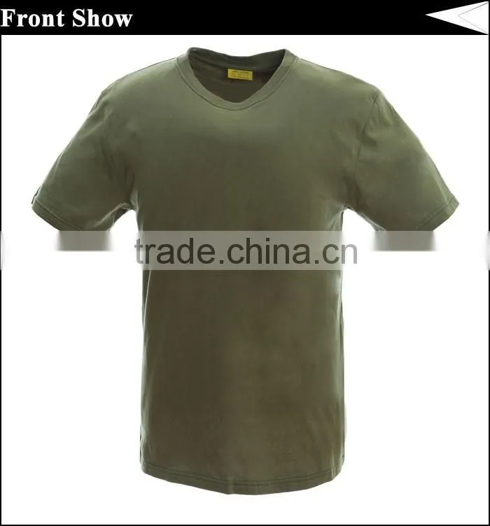 Best price new cotton plain army green t-shirt marine blue t shirt