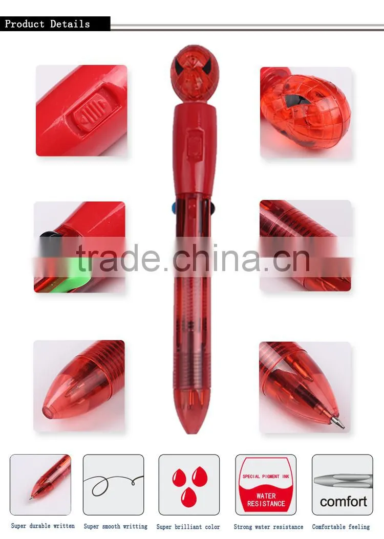high quality plastic ball pen,led pen for promotional ,ball pen for gifts