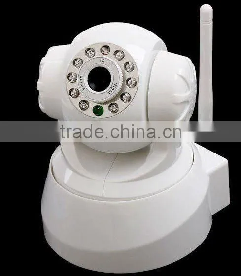 Nightvision IR Webcam Web CCTV Camera WiFi Wireless IP Camera, colorful retail box. white/ black color,freeshipping,dropshipping