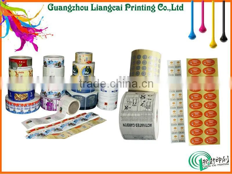 pvc sticker custom vinyl stickers for food