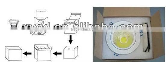 3w commercial ceiling shower lights with CE ROHS