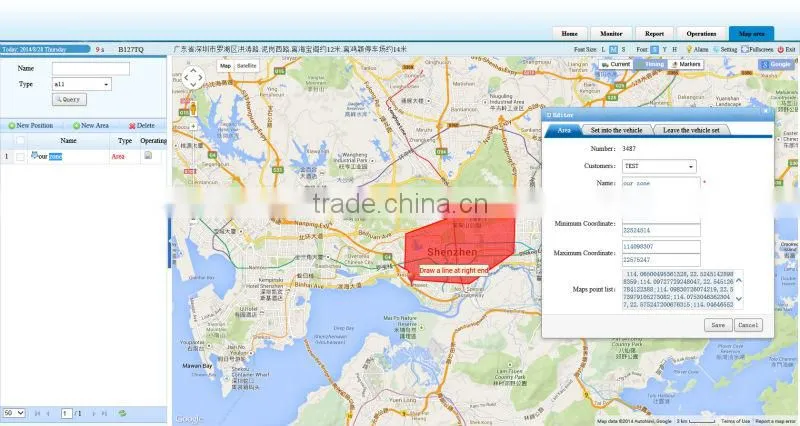 GPS Vehicle Tracker with camera ,fuel sensor ,with android and IOS APP