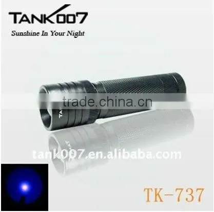 Tank007 TK737 Zoomable 3W 395nm UV Flashlight