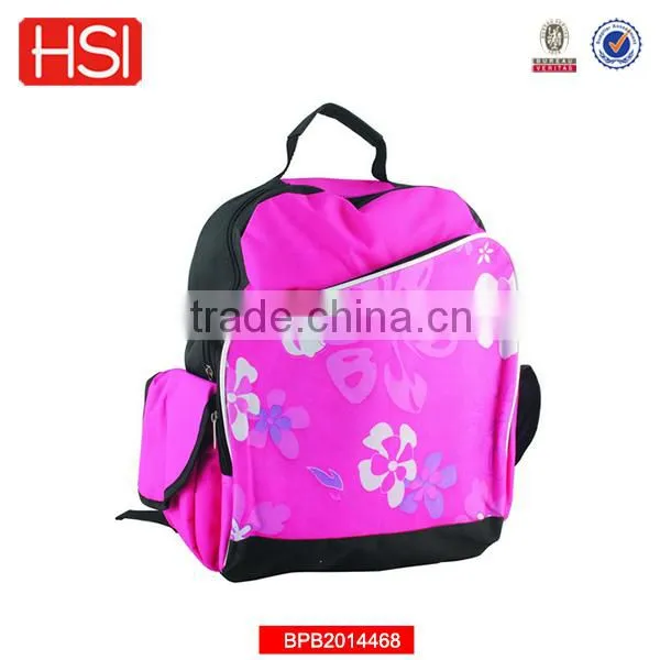 stationery items wholesale flower printing school kid bag for girl