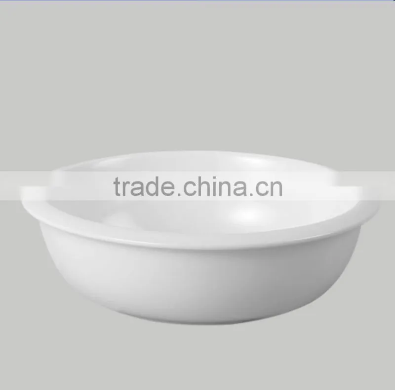 ceramic salad leopard bowl, soup bowl design for hotel