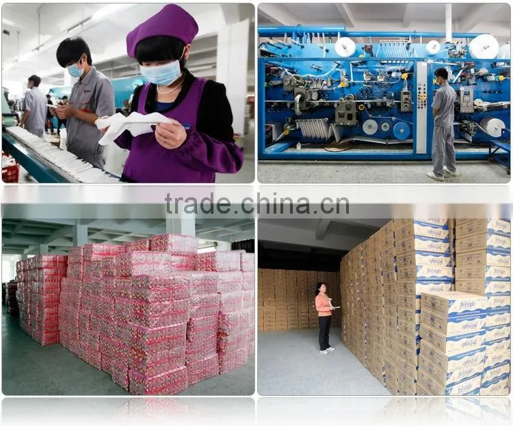 Pure cotton sanitary pad, soft breathable sanitary napkin, female disposable sanitary nakin